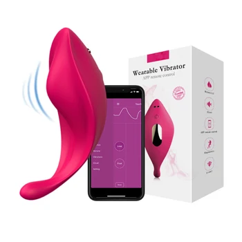 App Nuotolinio Valdymo Vibratorius, Sekso Žaislas Vibruojantis Kiaušinis G Spot Klitorio Stimuliatorius Panty Vibratorius Poroms Sekso Belaidžio 