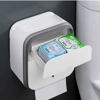 Atsparus vandeniui sienos montuojamas tualetinio popieriaus laikiklį, lentynos, tualetinio popieriaus dėžutės tualetinio popieriaus konteinerį popieriniu rankšluosčiu langelį, buitinės gręžimo Nr.