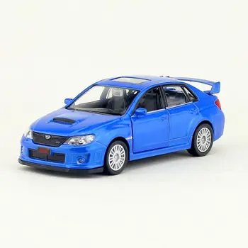 Aukštos Modeliavimas Išskirtinį Diecasts Žaislinės Transporto priemonės: RMZ Stiliaus miesto Automobilis Subaru WRX STI 2010 1:36 Lydinio Modelis Traukti Atgal ir Duris Atidaryti