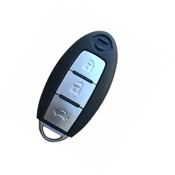 Auto keyless samrt Klavišas 3 mygtuką, 434mhz 4A pcf7953/pcf7945 mikroschemą nissan X-Trail automobilių keyless Raktas