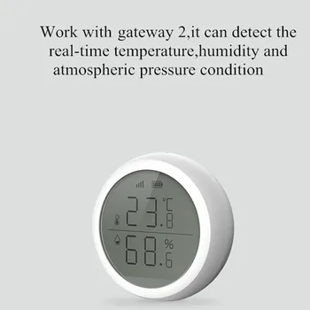 Bakeey Z-bitė WIFI Bevielio Temperatūros ir Drėgmės Jutiklis (Tuya LCD Ekranas Naudokite Su Vartai Protingo Namo Automatizavimo Moduliai