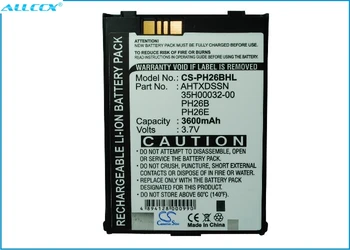Cameron Kinijos 3600mAh Baterija PH26B už AUDIOVOX PPC-6600, PPC-6601, VX6600, Už DAXIAN CU928, Už DOPOD 700, E-PLUS PDA III