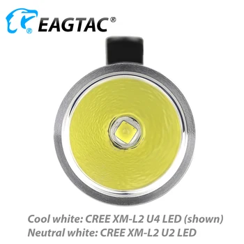 EAGTAC D25LC2 Taktinis LED Žibintuvėlis 1374 Liumenų 2xCR123A 18650 Baterija Fakelas Uodega Strobe Medžioklės, Žvejybos Šviesos