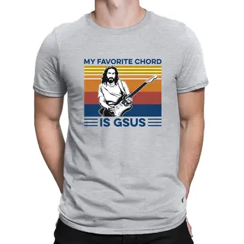 Envmenst medvilnės marškinėliai vyrams Mano Mėgstamiausia Akordas yra Gsus juokinga, print T-shirt atsitiktinis o-kaklo palaidinukė vyrams, moterims XS-3XL
