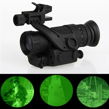 Fotogalvaninių technologijų-14 Medžioklės Naktinio Matymo Riflescope Monokuliariniai Prietaisas Vandeniui Naktinio Matymo Akiniai Skaitmeninis ir SPINDULIŲ Apšvietimą Šalmas