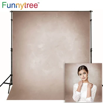 Funnytree Vinilo audinio fotografija fone senas meistras šviesiai rudos spalvos grynos vientisų spalvų fone foto studija photobooth photophone