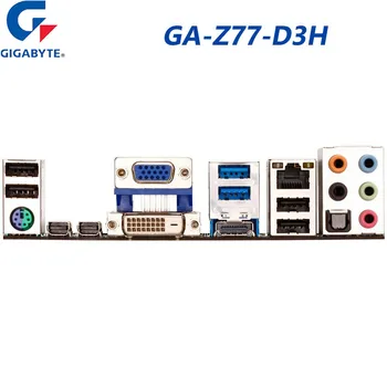 GIGABYTE GA-Z77-D3H pagrindinė Plokštė LGA1155 DDR3 PCI-3.0 Darbalaukio GA-Z77-D3H Mainboard 1155 Core i7/i5/i3 LGA1155 HDMI suderinamus