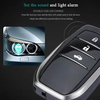 Goxfaca Universalus 12V Automobilio Apsaugos Signalizacijos, Apsaugos Sistemos, LCD Nuotolinio Valdymo imobilizavimo Variklio Užvedimo, Auto Anti-praslydimo Sistema