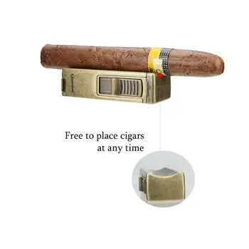 Guevaros Metalo Cigarų, Cigarečių, Tabako Lengvesni Fakelas Jet Liepsna Daugkartiniai Su Punch Rūkymas Įrankių Priedai Nešiojamų Dovanų Dėžutėje