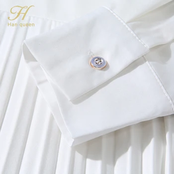 H Han Karalienė Rudens Žiemos Lankas Plisuotos Gėlių Spausdinti Ilga Suknelė Vakare Šalies Bohemijos Suknelės Moterims 2019 Elegantiškas Atsitiktinis Vestidos