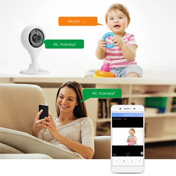 HD Wi-fi IP Kamera, IP P2P surveillace kamera smart infraraudonųjų spindulių Stebėjimo Kamerą Home Security Network CCTV Kameros Kūdikio stebėjimo
