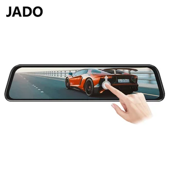 JADO G840S Dashcam FHD Dual 1080P 12-colių Automobilių Dvr vaizdo Kameros Objektyvas Vairuotojo Vaizdo įrašymo Brūkšnys Cam 24 Val., Automobilio Galinio vaizdo Kamera