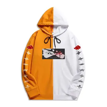 Japonija Naruto Hatake Kakashi Spausdinti Vyrų Hoodies Palaidinės Hoodie Kratinys Plonas Drabužių, Hip-Hop Streetwear Gobtuvu Megztinis