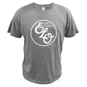 Jeffas Lynne ' s ELO Marškinėliai anglų Roko grupės Marškinėlius Naujovė Dizainas Paprastas Laiškas Spausdinti ES Dydis Medvilnė, Kvėpuojanti Viršūnės