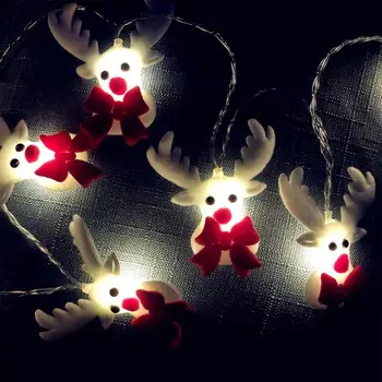 Kalėdų LED Žibintai Pasakų Žibintai, Baterija Šviesos Kalėdų Eglučių Žiburiai Xmass Dekoracija Namuose Dovanos Naujųjų Metų Navidad 2021
