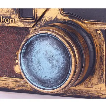 Kamera Figūrėlės Miniatiūros Dervos Cabochons Senovinių Namų Dekoro Retro Modeliavimas Kameros Modelio Fotoaparatas Statulėlės Namų Puošybai