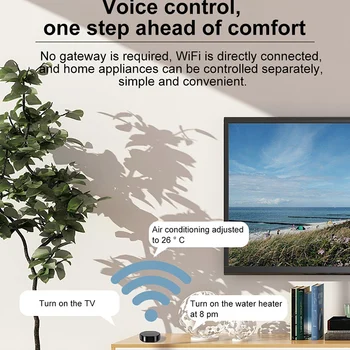 KARŠTO WiFi IR Kontrolės Centru Smart Home Infraraudonųjų spindulių Belaidis Nuotolinio Valdymo Balsu Tuya APP Darbai Smart Gyvenimo Namuose
