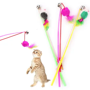 Kačiukas Katė Kibinimas Interaktyvus Žaislas Stogams, Bell Ir Plunksnų Produktai, Naminių Aukštos Kokybės Naminių Kačių Žaislas Mielas Dizainas Lašas Laivybos