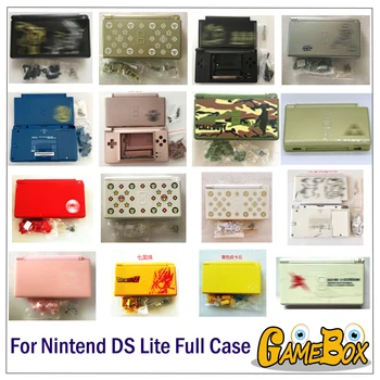 Kelių spalvų žaidimas padengti pakeitimo atveju ekranas objektyvas Nintend DS Lite N DSL pilnas Korpusas Case Cover
