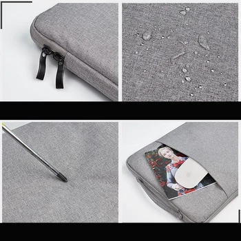 Laptop Sleeve for CHUWI HeroBook Pro 14.1 Colių atsparus Vandeniui nešiojamojo kompiuterio Dėklas, maišelis Moterys Vyrai užtrauktuku Rankovės vandeniui nešiojamas rankinėje