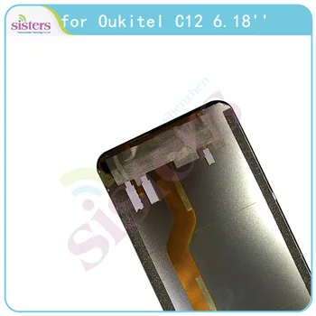 LCD Ekranas Oukitel C12 LCD Ekranas Jutiklinis Ekranas skaitmeninis keitiklis Skirtas Oukitel C12 LCD Asamblėjos Telefono Pakeitimas Originalo Išbandyti Viršų
