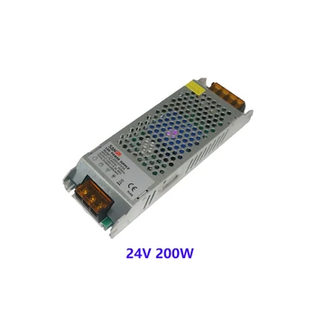 LED Driver 12/24V 8A 200W Simistorių & 0-10V 2in1 Maitinimo šaltinis 24VDC 220V 230V AC/DC 12V/24Volt Apšvietimo Transformatorius