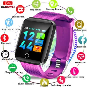 LIGE Sporto Smart Watch Moterų IP67 atsparus Vandeniui Fitneso Apyrankę Tracker Pedometer širdies ritmo Monitorius smartwatch 