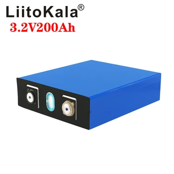 LiitoKala 3.2 v 200Ah LifePo4 baterija ličio R600A 3C didelio nutekėjimo, 