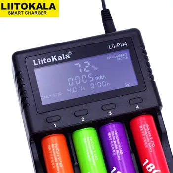 Liitokala Lii-500 S1, S2 Lii-PD4 LCD Baterijos Kroviklis, 3.7 V 18650 20700B 20700 10440 14500 26650 AA Ličio Baterijos NiMH
