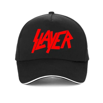 Mados Prekės ženklo Spausdinimas Slayer Sunkiųjų Metalų Thrash Roko Grupė Beisbolo kepuraitę Vasaros reguliuojamas Metalo Grupė skrybėlės Unisex snapback skrybėlę