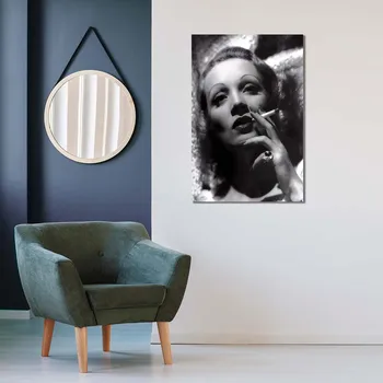 Marlene Dietrich Plakatas Modernaus Stiliaus Drobės Spausdinti Tapybos Meno Eilėje Kambarį Unikalus Apdaila