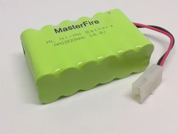 MasterFire 2Pack/daug Naujų 14,4 V AA 1800mAh, NI-MH Akumuliatorius NiMH Baterijų blokas su kištuku