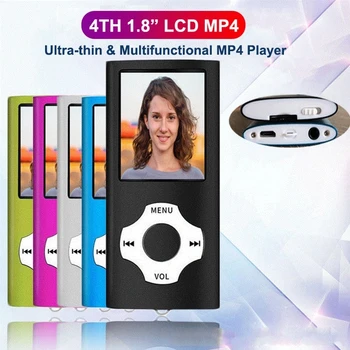 MP3 Grotuvas, Mini Sporto, Muzikos Grotuvą Su 16 GB TF Kortele, 1.8 Colių Ekranas, FM Radijas, E-book, HiFi nešiojamų walkman MP 3 MP4 grotuvas