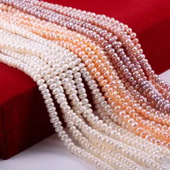 Natūralūs gėlavandenių perlų karoliukai papuošalai priėmimo prarasti perlas 