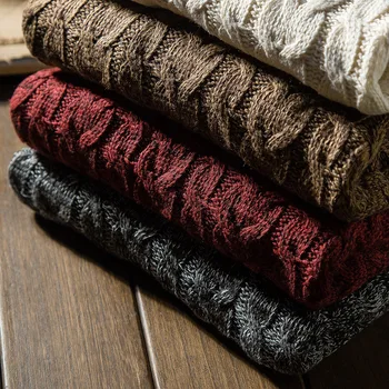 Nauja stiliaus Rudens ir žiemos vyrų šilta golfo korėjos versija, apvalios apykaklės jaunimo drabužių storas megztas megztinis