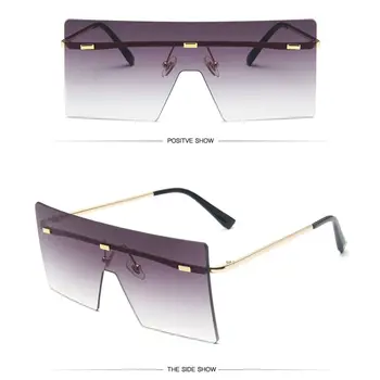 Naujas 2021 Negabaritinių Akiniai nuo saulės Moterims Retro Vintage Metalo Saulės akiniai Prabangos Prekės ženklo Dizainas Taškus Akiniai oculos de sol feminino