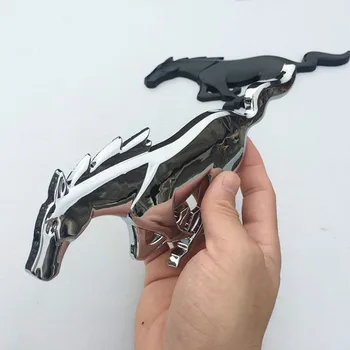 Naujas 3D Metalo 20.5 cm Veikia Arklio Automobilių Lipdukas Logotipas Ženklelis 