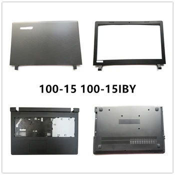 Naujas nešiojamas kompiuteris Lenovo ideapad 100-15 100-15IBY Black LCD Back Cover Top Atveju/Front Bezel/Palmrest/Apačioje Bazės Padengti Atveju