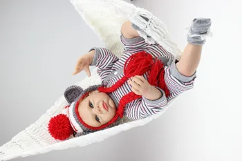 NPK 50cm minkšto Silikono lėlės reborn baby lėlės reborn forgirls dovana bebe gyvas bonecas atgimusios de silikono inteiro vaikams, žaislai