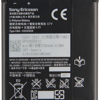 Originalios Sony Baterijos SONY Xperia S V LT25i LT26i AB-0400 BA800 TX LT29i ZR M36h ST18i MT15i active ST17i Arc LT15i LT18i
