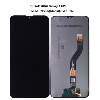 Originalus Samsung galaxy A10S lcd SM-A107F, SM-A107M Ekranas Jutiklinis Ekranas skaitmeninis keitiklis komplektuojami su rėmo