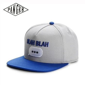 PANGKB Prekės BLAH BLAH BŽŪP krepšinio naujovė hip-hop snapback skrybėlę vyrams, moterims suaugusiųjų lauko atsitiktinis saulės beisbolo kepuraitę