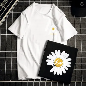 Peaceminusone Marškinėliai, Unisex Bigbang Black Print T-Shirt Vyrai T-Shirt GD Fujiwara Hirosima Modelis T-Shirt Viršų