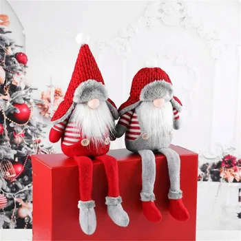 Pliušinis Kalėdinė Dekoracija Beveidis Lėlės Miško Vyresnysis Papuošalai Kalėdų Lėlės, Papuošalai 2020 Linksmų Christams Dekoro Namai