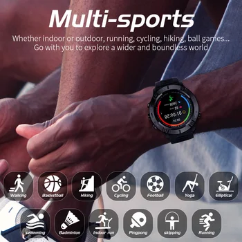 Pranešimo Priminimas Smartwatch Fitneso, Širdies Ritmas, Kraujo Spaudimas Tracker Visiškai Jutiklinį Ekraną, 