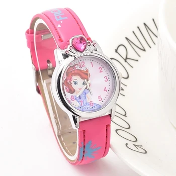 Princesė phiya yra mielas animacinių filmų studentų kvarcinis laikrodis yra populiarus tarp vaikų