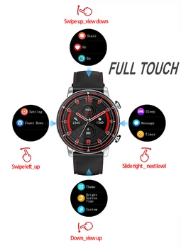 R9 Smart Žiūrėti 2020 IP68 Vandeniui Sport Fitness Tracker Širdies ritmo Monitorius Bluetooth 5.0 Smarth Žiūrėti Vyrai Moterys Smartwatch