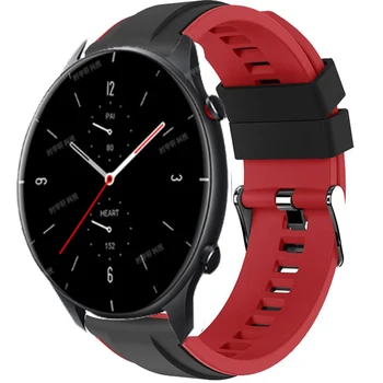 Silikono Watchband Už Xiaomi Amazfit VTR 2E Smart Žiūrėti Reikmenys, Apyrankę, Dirželį ant Riešo Juostos Huami Amazfit GTR2 Correa