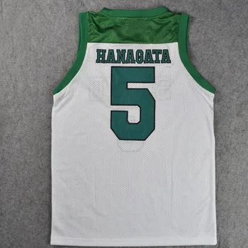 Siuvinėjimo Stiliaus Cosplay Kostiumų Shoyo Mokyklos Krepšinio Komanda Vienodas #5 Hanagata Replika Jersey Viršūnes Vyrams Sportinė Apranga
