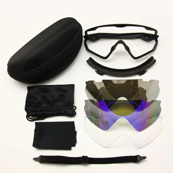 Sporto Akiniai nuo saulės, 2 Objektyvo Rinkinys Classic Prekės ženklo Eyeshield UV400 Lauko Akinius Vyrai Moterys